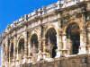 Detail van de buitenmuur, Amfitheater, eind 1e eeuw, Nimes