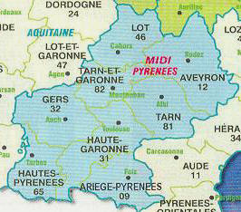 Regio Midi Pyrenees
