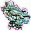 Kaart regio Basilicata