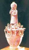 Chiusi, Etruskische urn