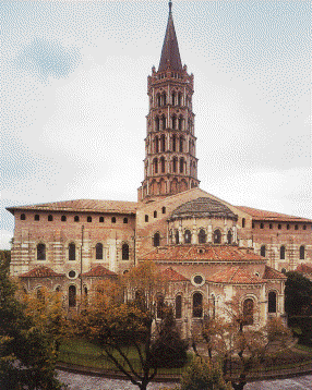 Saint Sernin in Toulouse uit de 12e eeuw