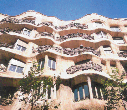 Casa Mila van Gaudi