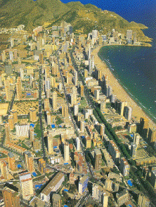 Benidorm overzichtsfoto