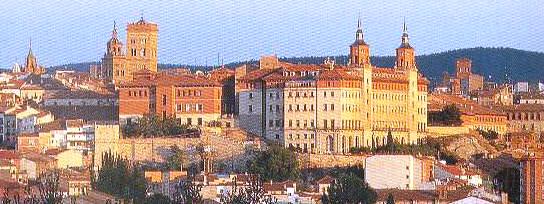 Stadsgezicht van Teruel, Aragon